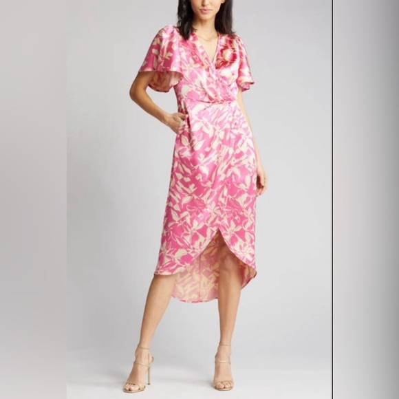 NWT Chelsea 28 Pink Wrap Dress ( from Nordstrom) - Picture 9 of 9